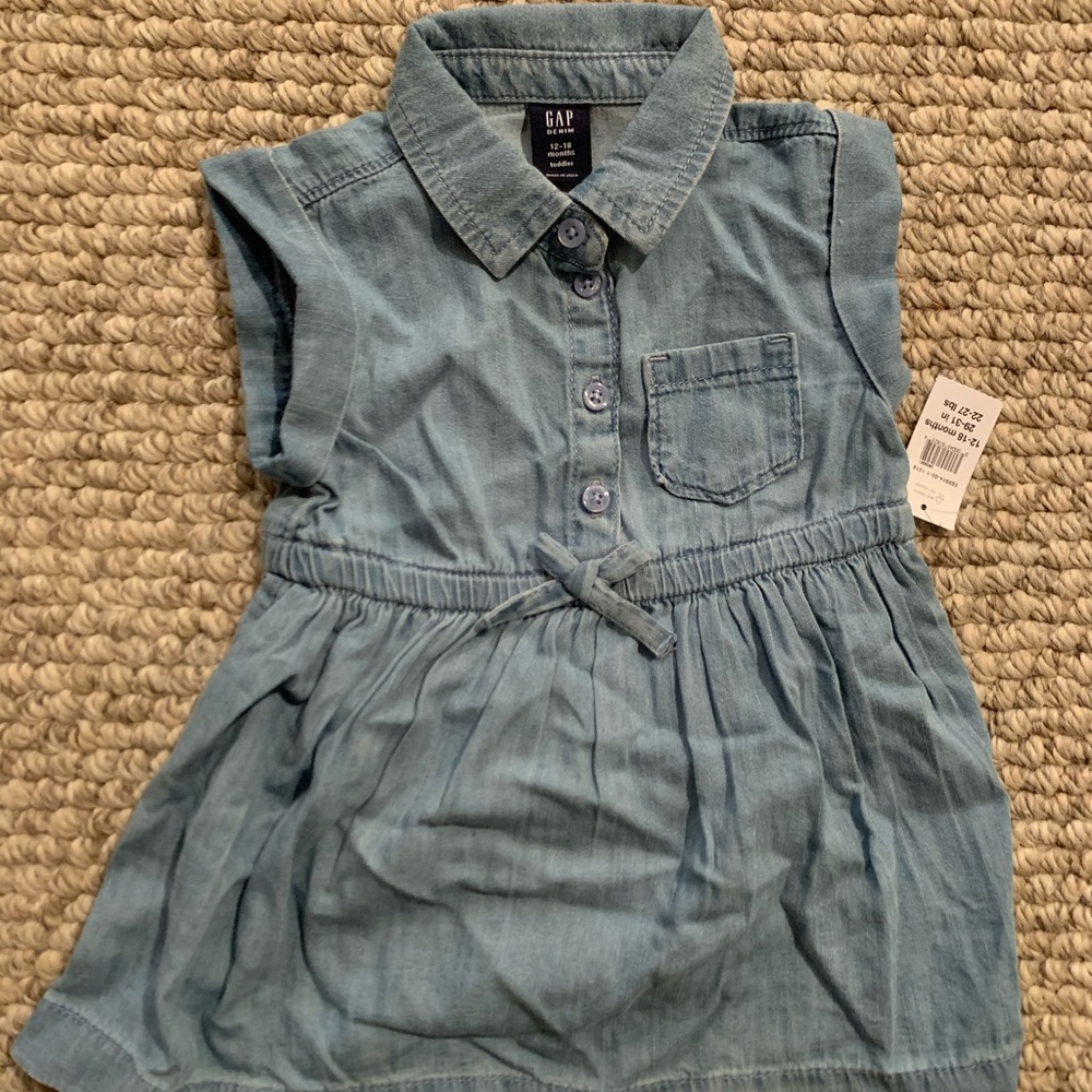 NEW GAP denim dress